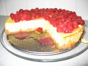 Cherry cheesecake