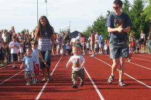 Sylvan’s first 60m race