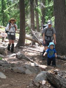 Sylvan hikes Mt. McLoughlin