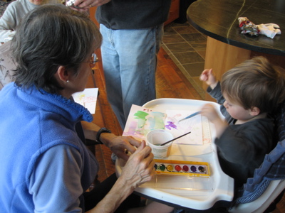 painting with grandma diana