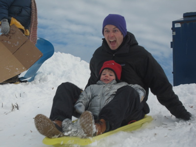 sledding