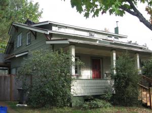 house from northwest after construction