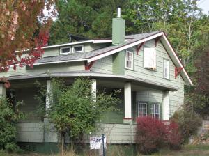 house from southwest after construction