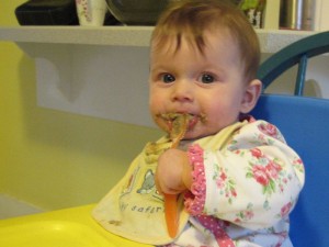 Lentils and applesauce. Who needs pudding?