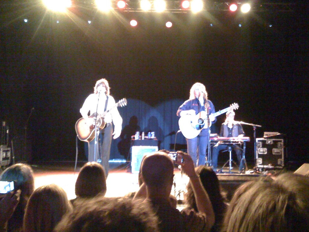 Indigo Girls at the McDonald Theater in Eugene, Oregon, May 10, 2009. 