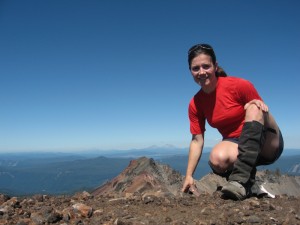 On the summit. Nice gaiters, NOLSie.