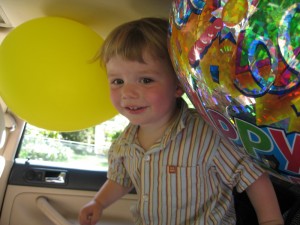Second birthday: balloon madness